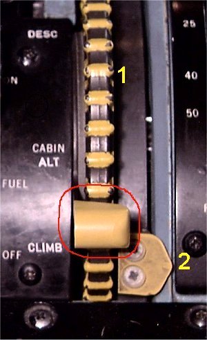 Cabin pressure manual system